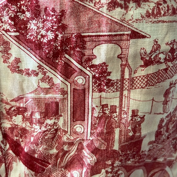 Vintage Parisian Equestrian Linen Skirt - Picture 17 of 17